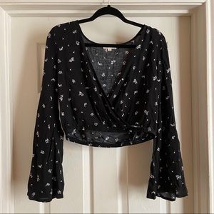 LA Hearts Floral Blouse